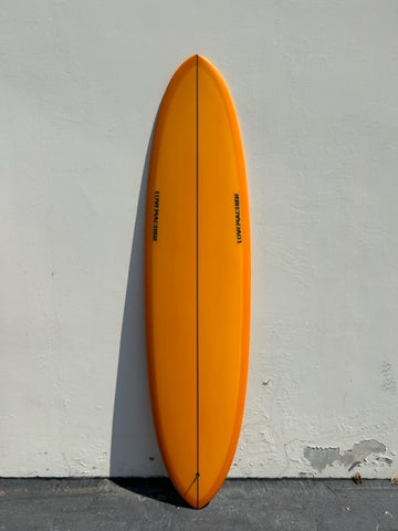 LOVE MACHINE 7'4" THICK LIZZY - ORANGE