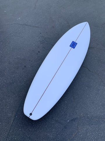 LOVE MACHINE 5'10" GT I CLEAR - BLUE LOGO