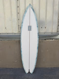 LOVE MACHINE 5'10 PEDESTRIAN SHIP - BLUE ABSTRACT