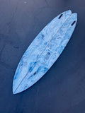 LOVE MACHINE 5'10 PEDESTRIAN SHIP - BLUE ABSTRACT